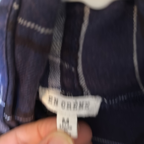 A Long and Embellished Plaid Shirt - Picture 4 of 5